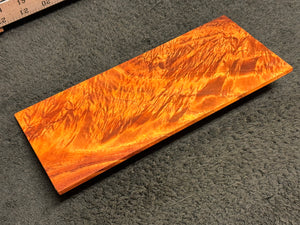 Hawaiian Curly Koa Wood Billet - 10" x 4.375" x 0.125+"