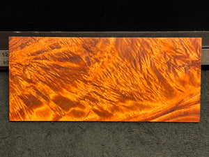 Hawaiian Curly Koa Wood Billet - 10" x 4.375" x 0.125+"