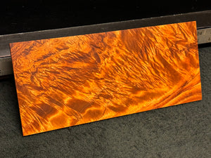 Hawaiian Curly Koa Wood Billet - 10" x 4.375" x 0.125+"