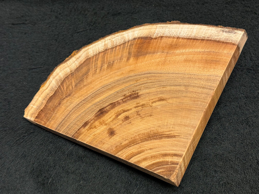 Hawaiian Curly Koa Wood Billet -  6.75" x 5.5" x 0.625"