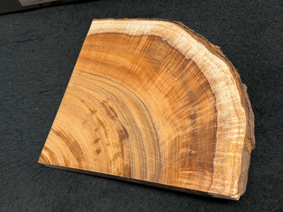 Hawaiian Curly Koa Wood Billet -  6.75" x 5.5" x 0.625"