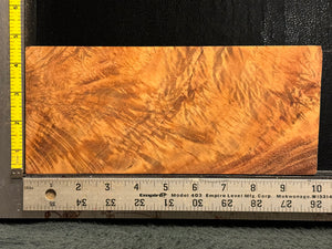 Hawaiian Curly Koa Wood Billet - 10" x 4.375+" x 0.75"