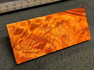 Hawaiian Curly Koa Wood Billet - 10" x 4.375+" x 0.75"