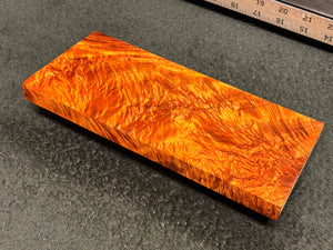 Hawaiian Curly Koa Wood Billet - 10" x 4.375+" x 0.75"