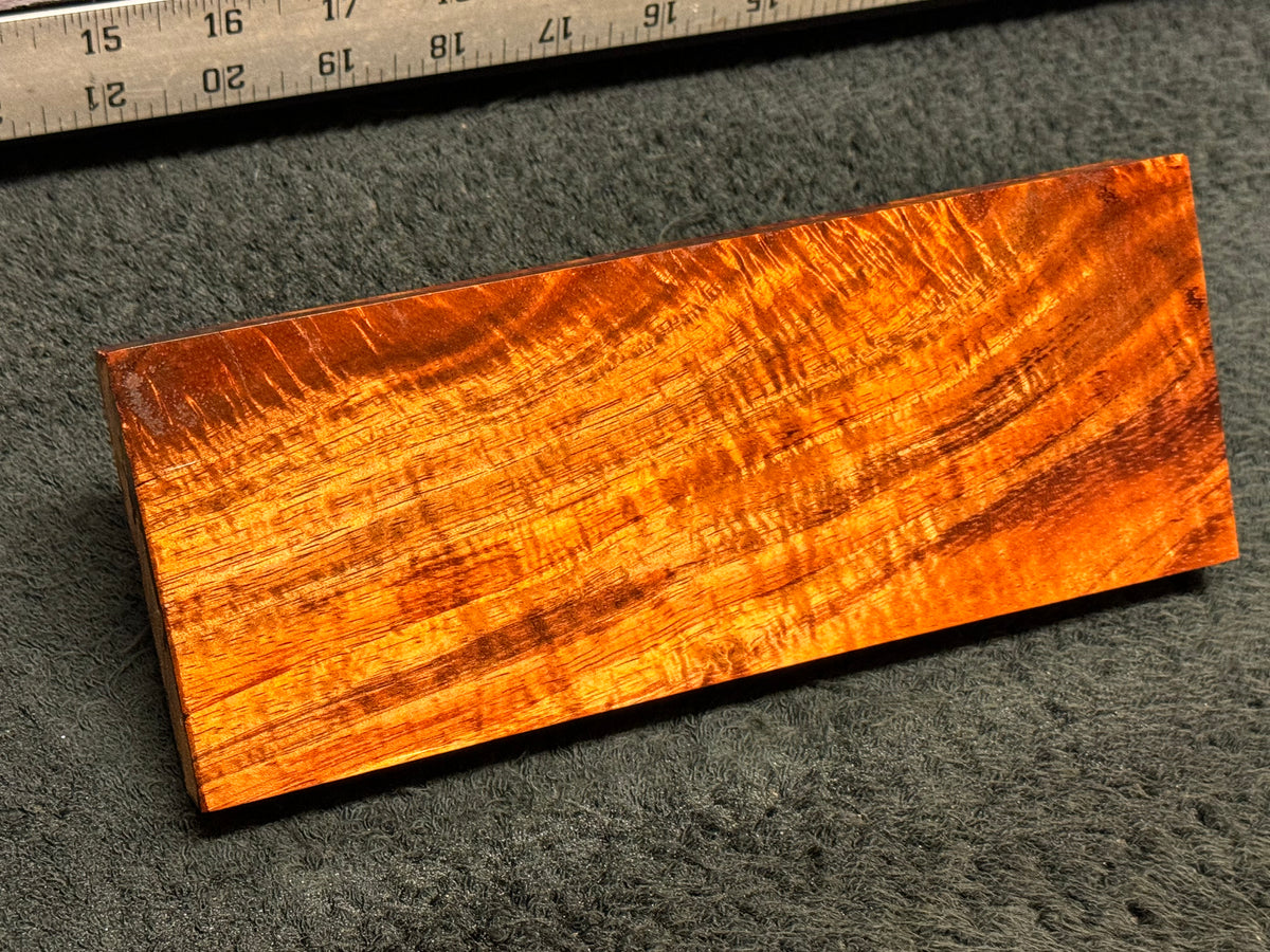 Hawaiian Curly Koa Wood Billet | Koa WoodWorks | KoaWood Ranch – Koa ...