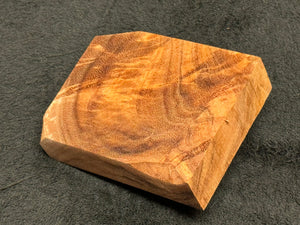 Hawaiian Curly Koa Wood Billet -  4" x 3" x 1