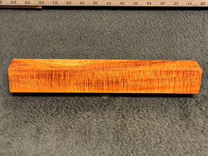 Hawaiian Curly Koa Wood Billet - 12" x 1.625" x 1.625"