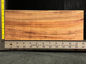 Hawaiian Curly Koa Wood Billet - 12" x 4.625" x 1+"