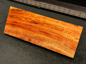 Hawaiian Curly Koa Wood Billet - 12" x 4.625" x 1+"