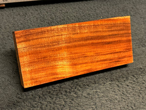 Hawaiian Curly Koa Wood Billet - 7.875" x 3.25+" x 1"