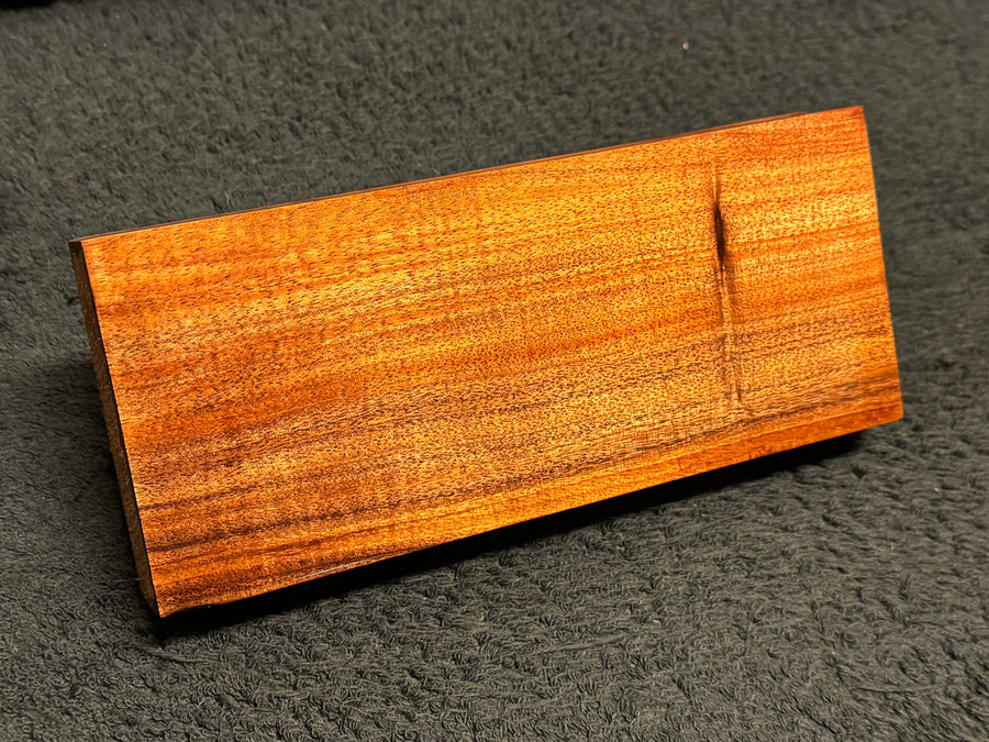 Hawaiian Curly Koa Wood Billet - 7.875" x 3.25+" x 1"