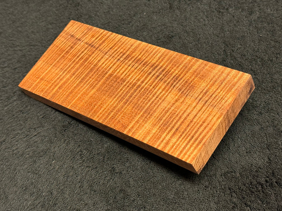 Hawaiian Curly Koa Wood Billet - 6.5" x 2.75" x 0.5"