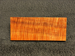 Hawaiian Curly Koa Wood Billet - 6.5" x 2.75" x 0.5"