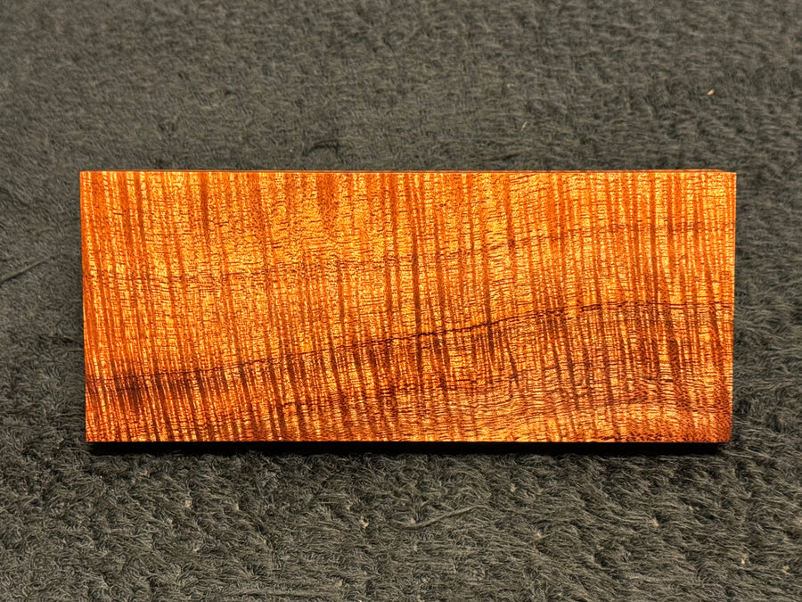 Hawaiian Curly Koa Wood Billet - 6.5" x 2.75" x 0.5"