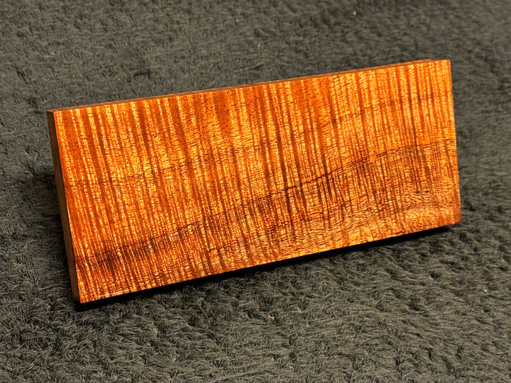 Hawaiian Curly Koa Wood Billet - 6.5" x 2.75" x 0.5"