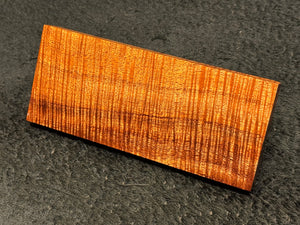 Hawaiian Curly Koa Wood Billet - 6.5" x 2.75" x 0.5"