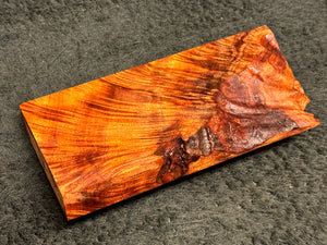 Hawaiian Curly Koa Wood Billet - 6.75" x 3" x 0.875"