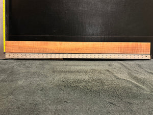 Hawaiian Curly Koa Wood Billet - 36" x 2.875" x 1"