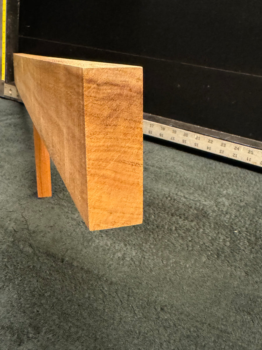 Hawaiian Curly Koa Wood Billet - 36" x 2.875" x 1"