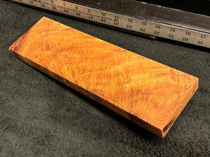 York Custom Curly Koa Wood Billet - 12.5" x 3.625" x 0.875"