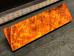 York Custom Curly Koa Wood Billet - 12.5" x 3.625" x 0.875"