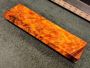 York Custom Curly Koa Wood Billet - 12.5" x 3.625" x 0.875"