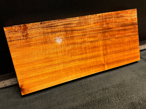 Hawaiian Curly Koa Wood Billet - 23.5" x 10.375" x 1.875"