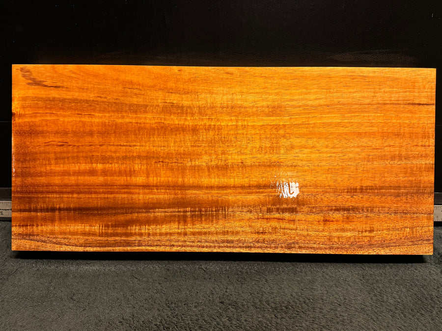 Hawaiian Curly Koa Wood Billet - 23.5" x 10.375" x 1.875"