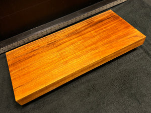 Hawaiian Curly Koa Wood Billet - 23.5" x 10.375" x 1.875"