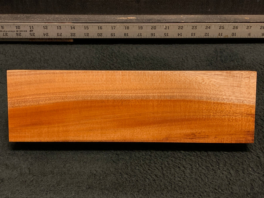 Hawaiian Curly Koa Wood Billet - 12.75" x 3.75" x 1.5+"