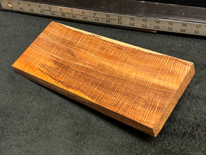 Hawaiian Curly Koa Wood Billet - 12.5" x 5.125" x 1+"