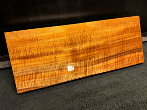 Hawaiian Curly Koa Wood Billet - 22" x 8.5" x 1"