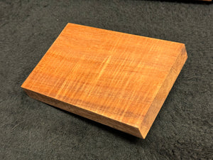 Hawaiian Curly Koa Wood Billet - 6" x 3.875+" x 0.75+"