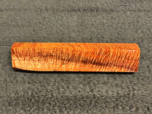 Hawaiian Curly Koa Wood Billet - 6.75" x 1.25+" x 0.875+"