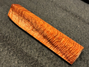 Hawaiian Curly Koa Wood Billet - 6.75" x 1.25+" x 0.875+"