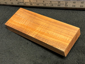 Hawaiian Curly Koa Wood Billet - 9" x 3.375" x 1.125"