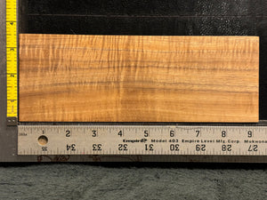 Hawaiian Curly Koa Wood Billet - 9" x 3.375" x 1.125"