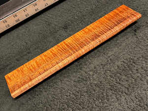 Hawaiian Curly Koa Wood Billet - 12" x 2.25+" x 0.375"