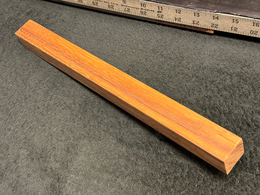 Hawaiian Curly Koa Wood Billet - 14" x 1.125" x 1.125"