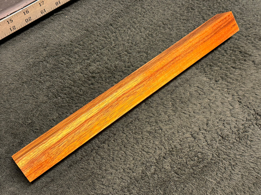 Hawaiian Curly Koa Wood Billet - 14" x 1.125" x 1.125"