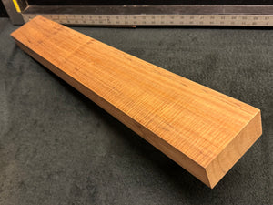 Hawaiian Curly Koa Wood Billet - 28.25" x 4" x 1.875"