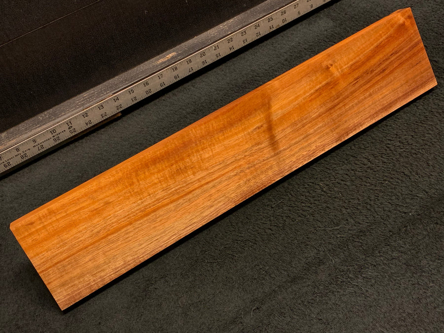 Hawaiian Curly Koa Wood Billet - 22.5" x 4.5" x 1"