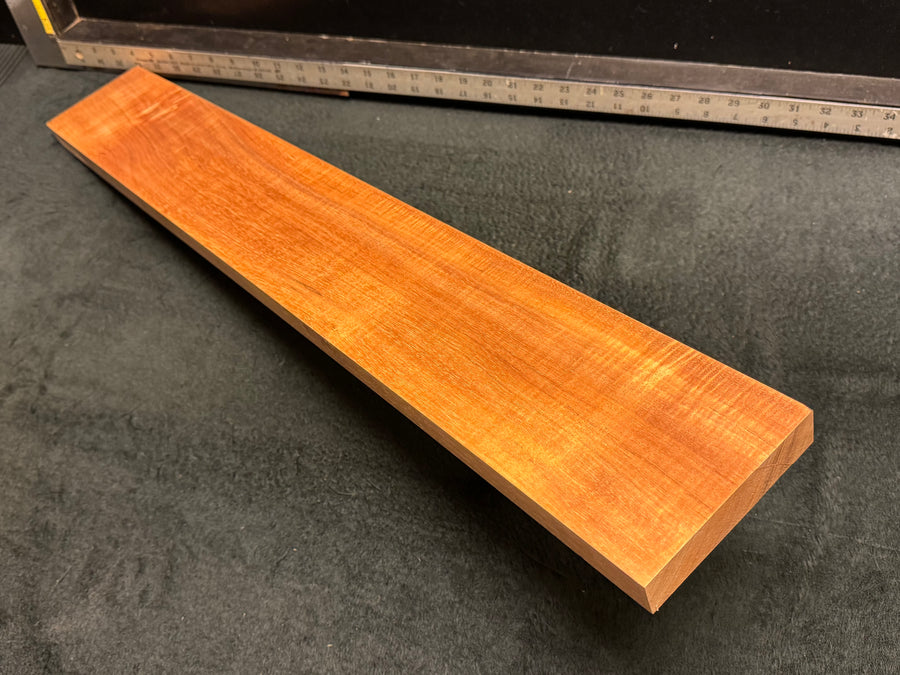 Hawaiian Curly Koa Wood Billet - 32.75" x 4.625" x 1"