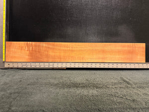 Hawaiian Curly Koa Wood Billet - 32.75" x 4.625" x 1"