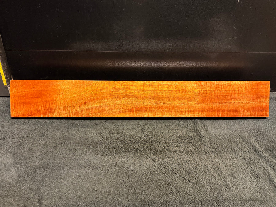 Hawaiian Curly Koa Wood Billet - 32.75" x 4.625" x 1"