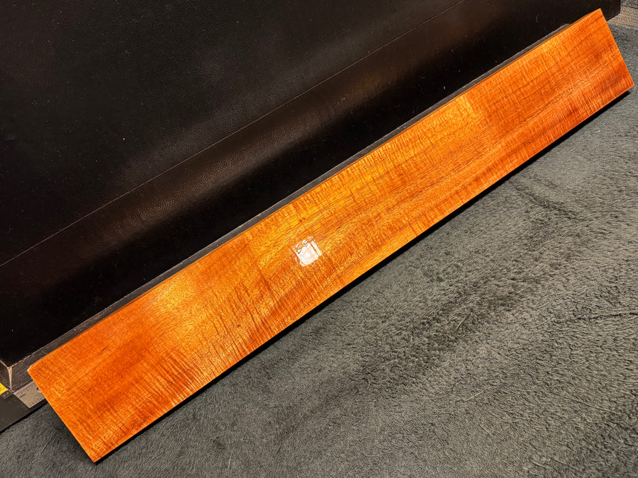 Hawaiian Curly Koa Wood Billet - 32.75" x 4.625" x 1"