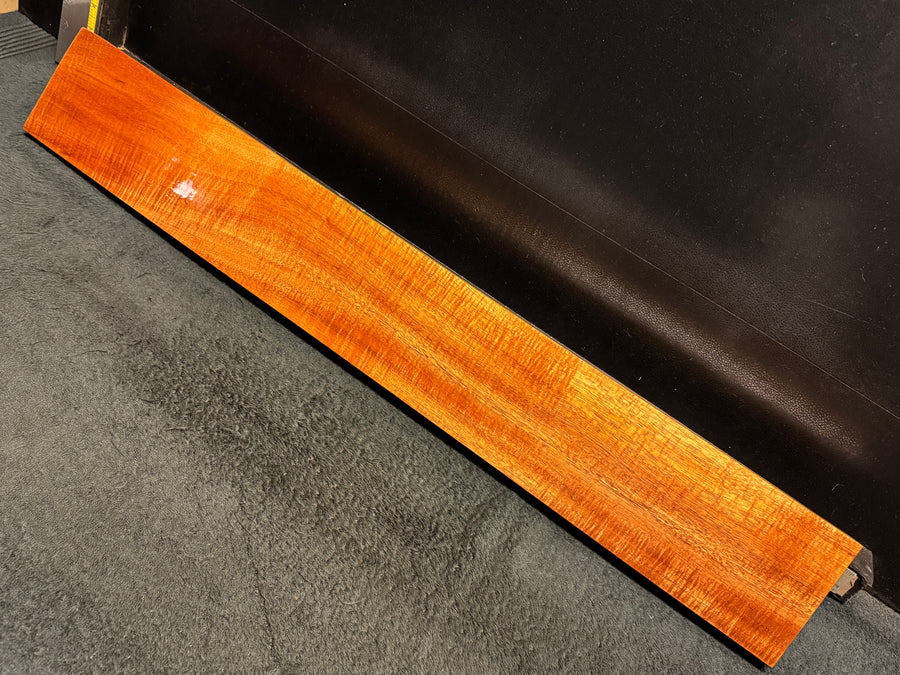 Hawaiian Curly Koa Wood Billet - 32.75" x 4.625" x 1"