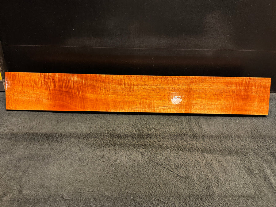 Hawaiian Curly Koa Wood Billet - 32.75" x 4.625" x 1"