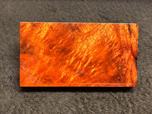 Hawaiian Curly Koa Wood Billet - 5.5" x 3" x 1"