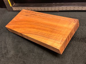 Hawaiian Curly Koa Wood Billet - 16.5" x 7.25" x 1.75+"